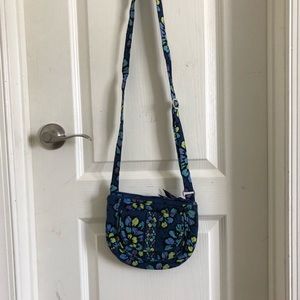 Vera Bradley Little Flap Crossbody in Indigo Pop